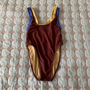 Los Angeles Apparel retro high-rise one piece